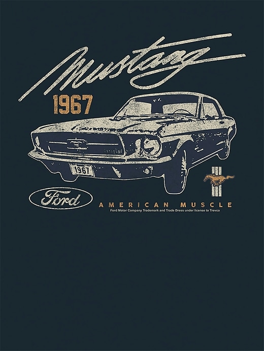Image number 2 showing, Ford American Muscle Dark Graphic T-Shirt for Kids