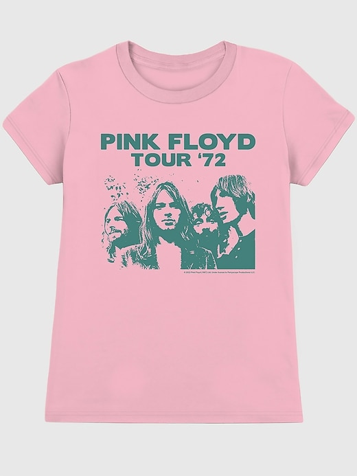 Image number 1 showing, Pink Floyd 72 Pink Graphic T-Shirt for Women