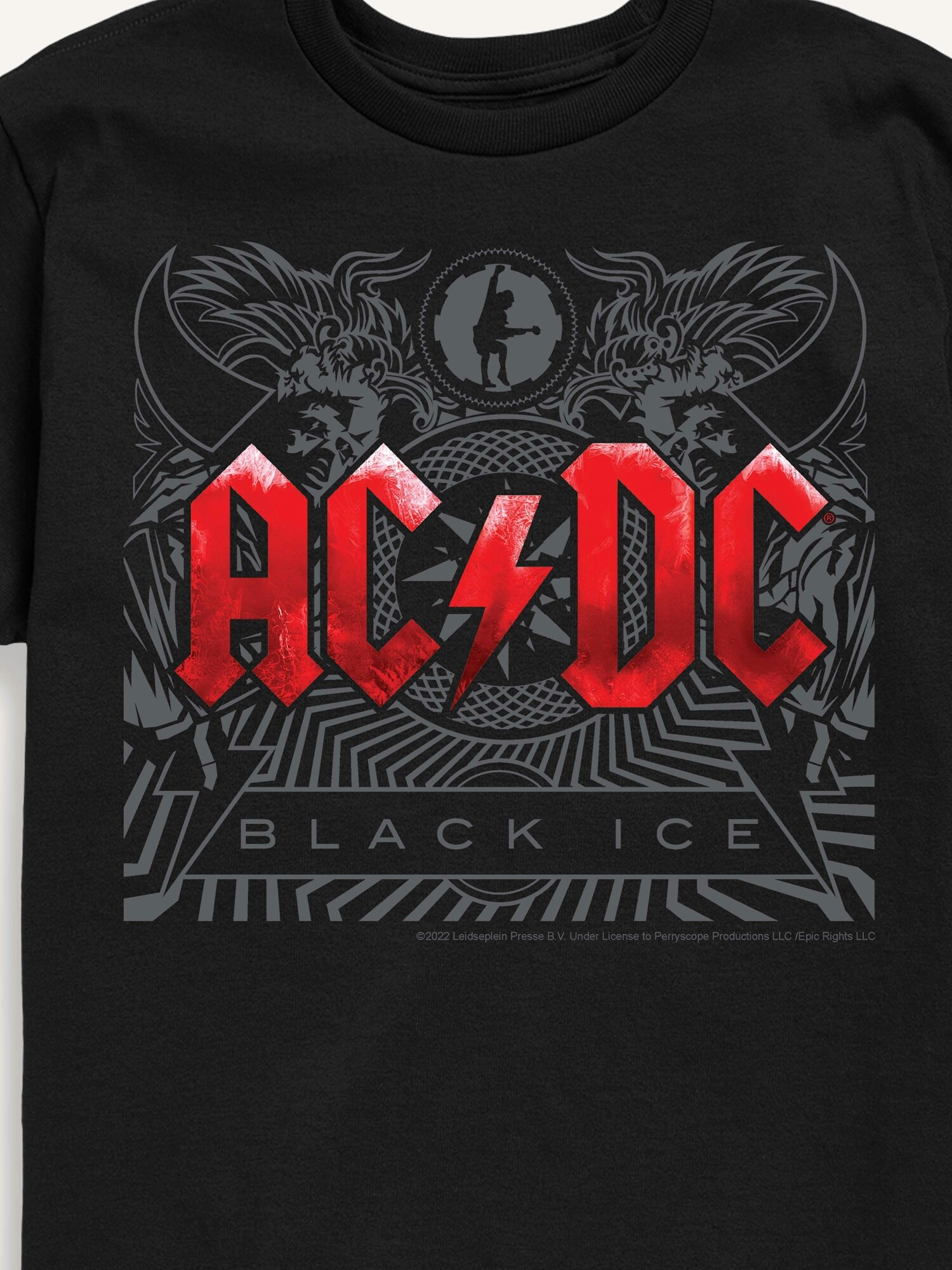 Детская футболка Old Navy Acdc Black Ice Short Sleeve, цвет: Чёрный — фото 2