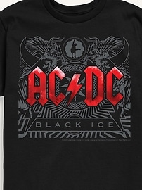 Image number 2 showing, ACDC Black Ice Short Sleeve T-Shirt For Kids
