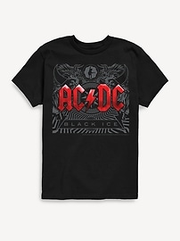 Image number 1 showing, ACDC Black Ice Short Sleeve T-Shirt For Kids