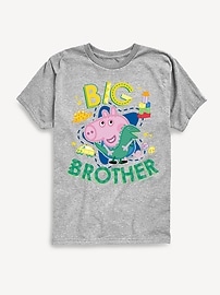 Image number 1 showing, Peppa Pig Big Brother George Short Sleeve T-Shirt For Toddler