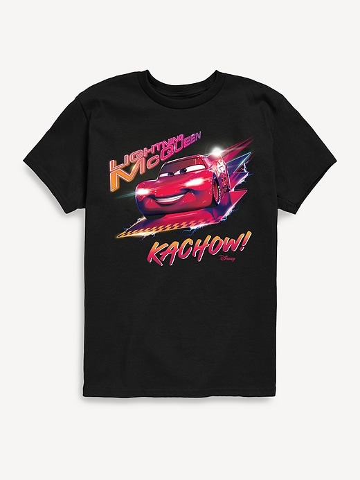 Image number 1 showing, Disney Cars Kachow Lightning Mcqueen Short Sleeve T-Shirt For Toddler