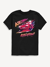 Image number 1 showing, Disney Cars Kachow Lightning Mcqueen Short Sleeve T-Shirt For Toddler