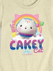 Image number 2 showing, Gabbys Dollhouse Cakey Cat Tee Fitted Short Sleeve T-Shirt For Toddler
