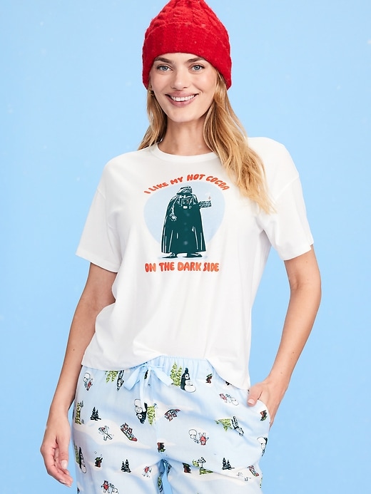 Image number 3 showing, Old Navy x Star Wars Holiday-Graphic T-Shirt for Women