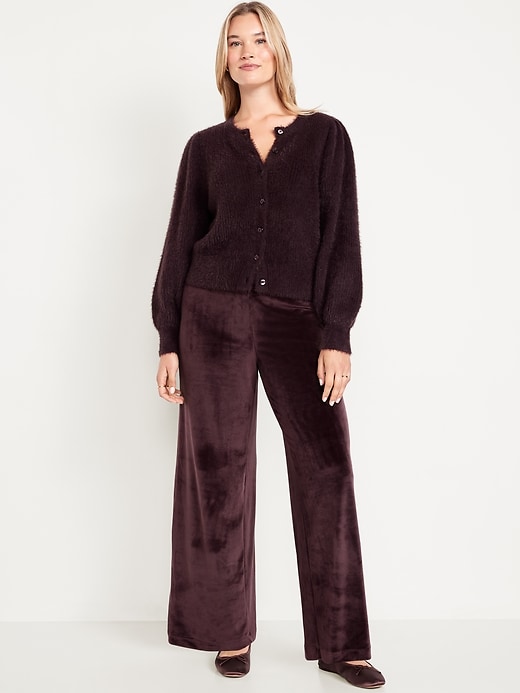 Image number 4 showing, High-Waisted Super Wide-Leg Leggings