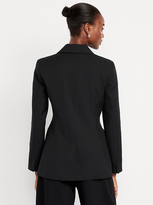 Image number 2 showing, Fitted Button-Front Blazer