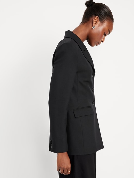 Image number 5 showing, Fitted Button-Front Blazer