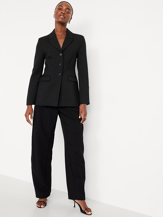 Image number 3 showing, Fitted Button-Front Blazer