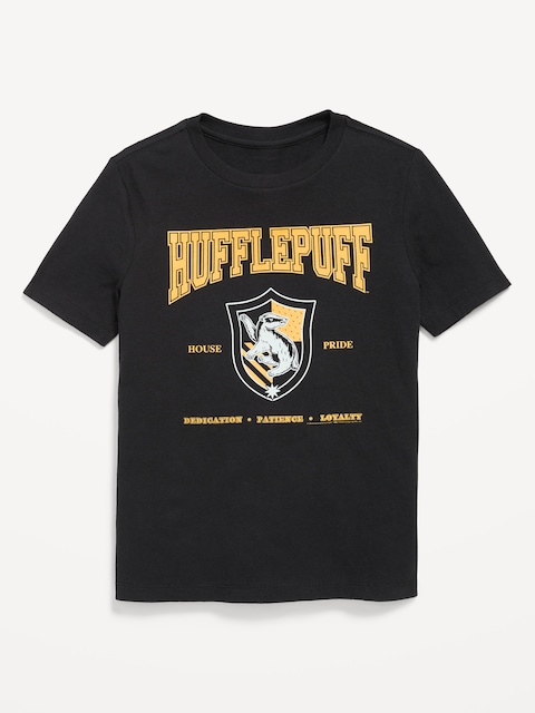 Harry Potter™ Gender-Neutral Graphic T-Shirt for Kids - Black Jack