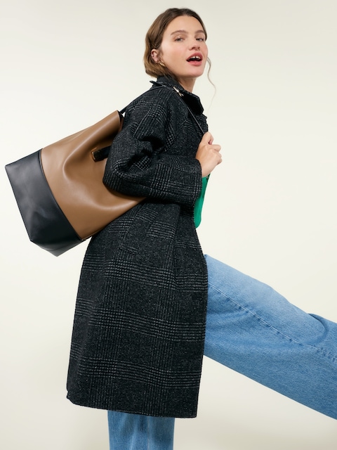 Large Preppy Bucket Bag - Toffee