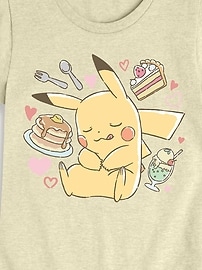 Image number 2 showing, Pokemon Pikachu Dessert Fitted Short Sleeve T-Shirt For Girls
