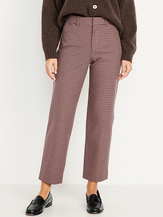 Image number 2 showing, High-Waisted Pixie Straight Ankle Pants