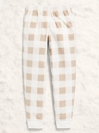 Image number 2 showing, Gender-Neutral Microfleece Jogger Pajama Pants for Kids