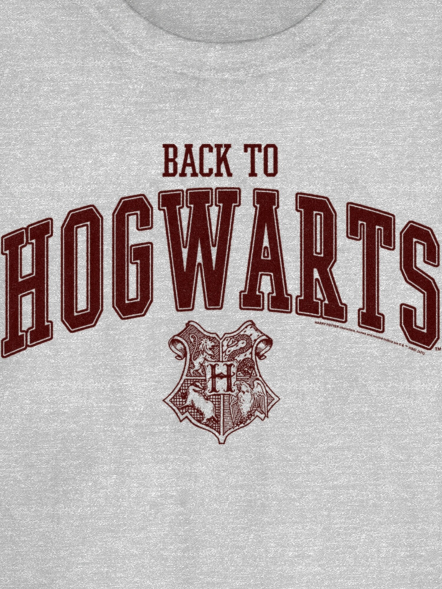 Женская футболка Old Navy Harry Potter Hogwarts Graphic, цвет: Меланжевый — фото 2