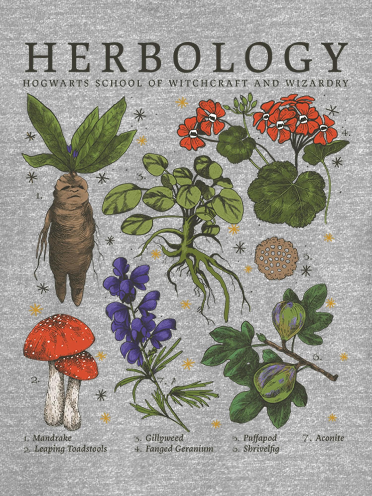 Harry Potter Herbology Graphic T-Shirt