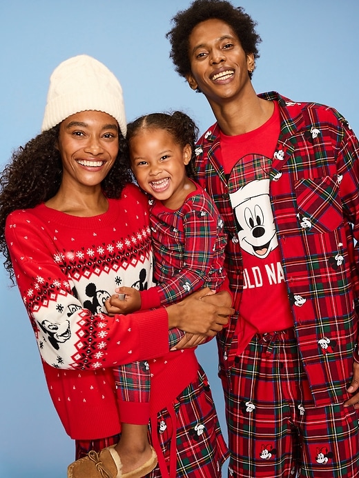 Image number 3 showing, Old Navy x Disney Mid-Rise Printed Flannel Pajama Pants for Women