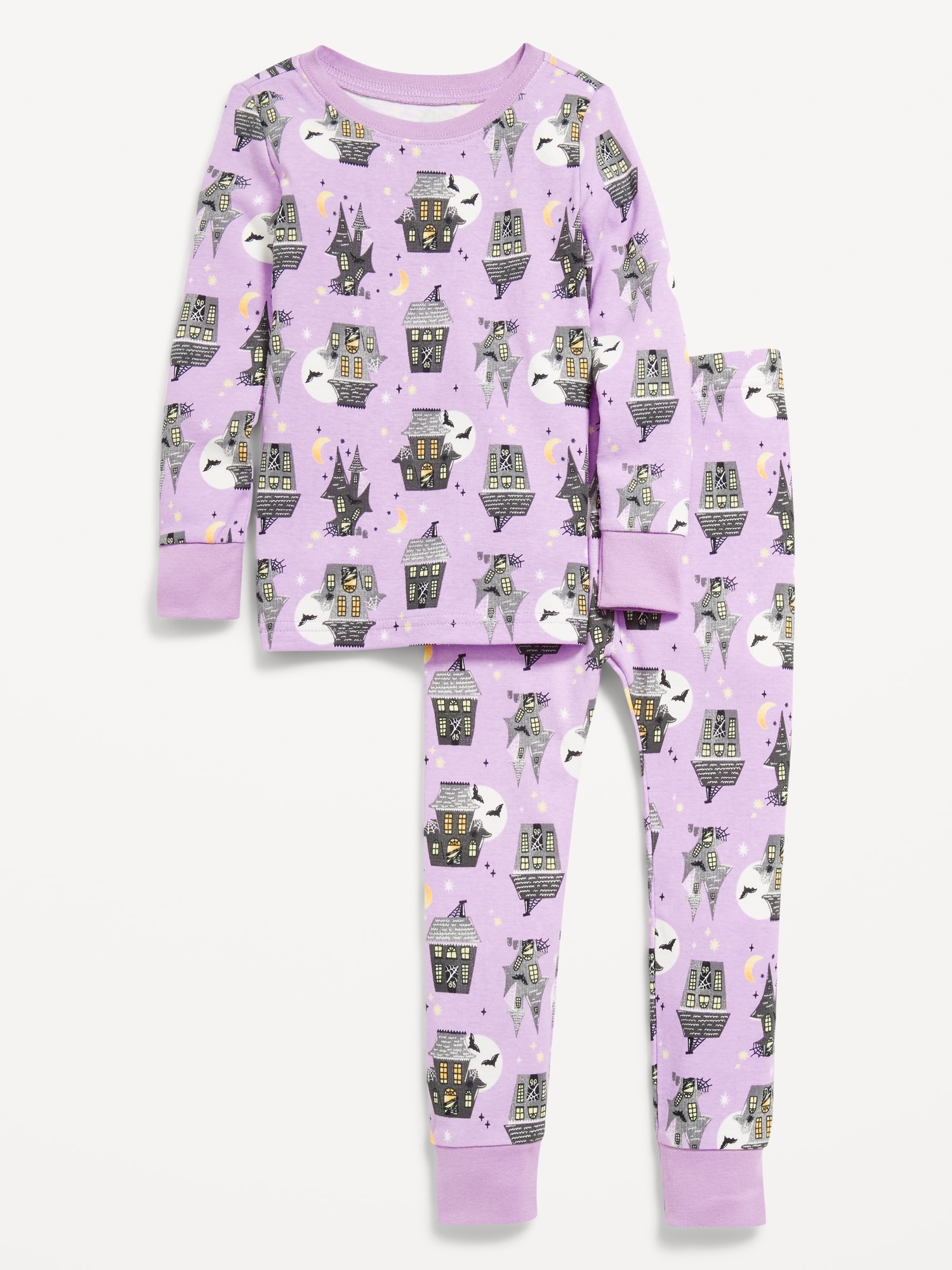 Printed Snug-Fit Pajama Set for Toddler & Baby