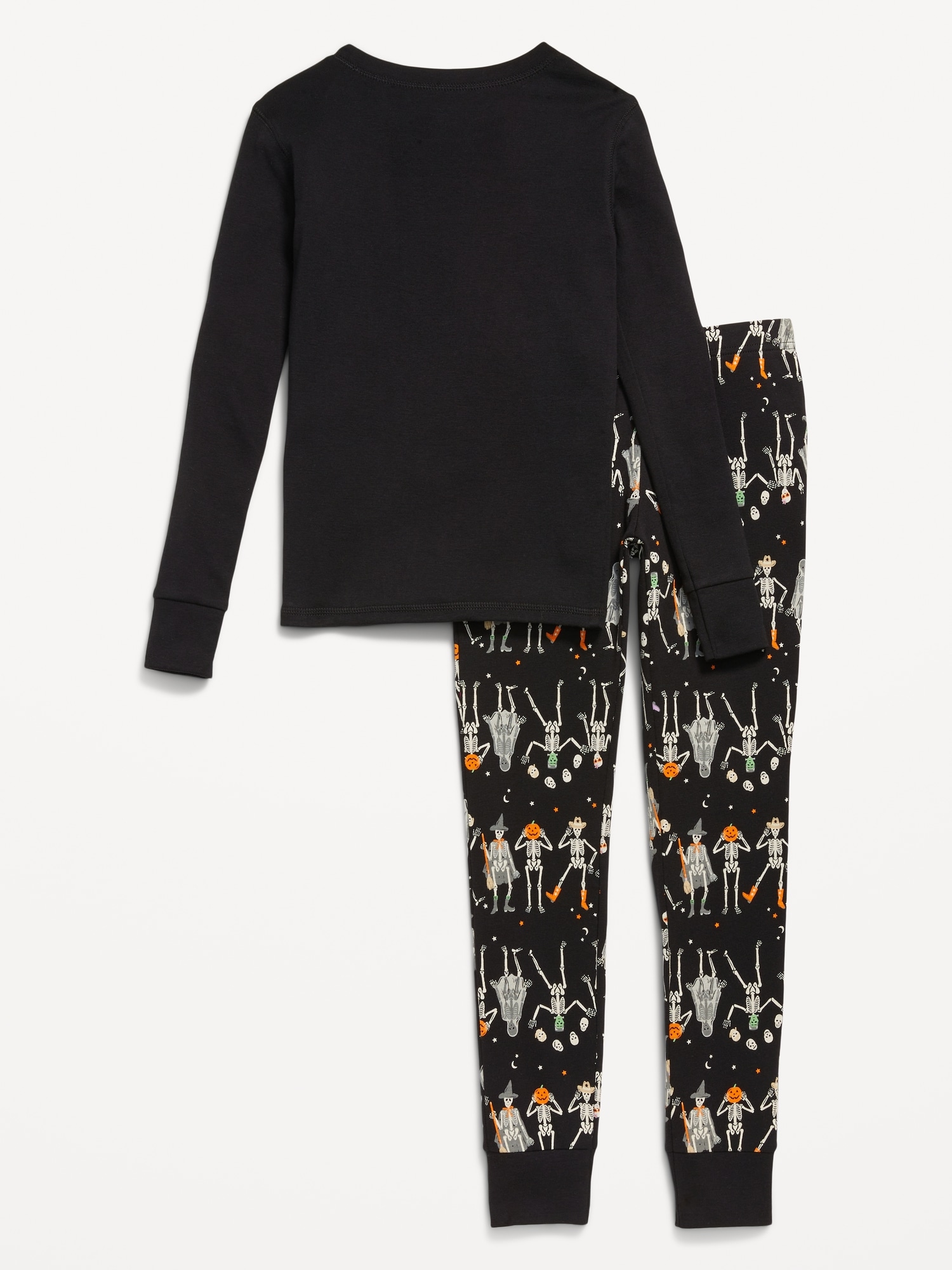 Gender-Neutral Snug-Fit Graphic Pajama Set for Kids