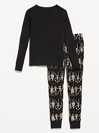 Image number 2 showing, Gender-Neutral Snug-Fit Graphic Pajama Set for Kids