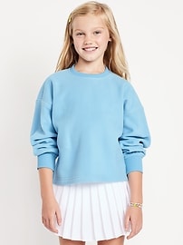 Image number 1 showing, Long-Sleeve Microfleece Top for Girls