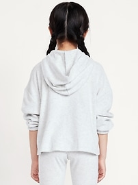 Image number 2 showing, CozePlush Pullover Hoodie and Flare-Leg Pants Set for Girls