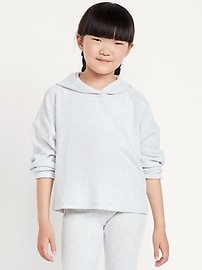 Image number 4 showing, CozePlush Pullover Hoodie and Flare-Leg Pants Set for Girls