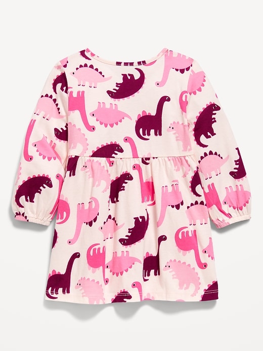 Image number 2 showing, Printed Long-Sleeve Dress for Toddler Girls