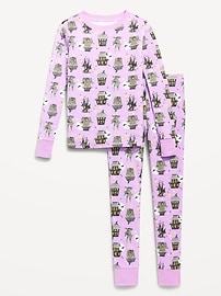 Image number 2 showing, Gender-Neutral Snug-Fit Graphic Pajama Set for Kids