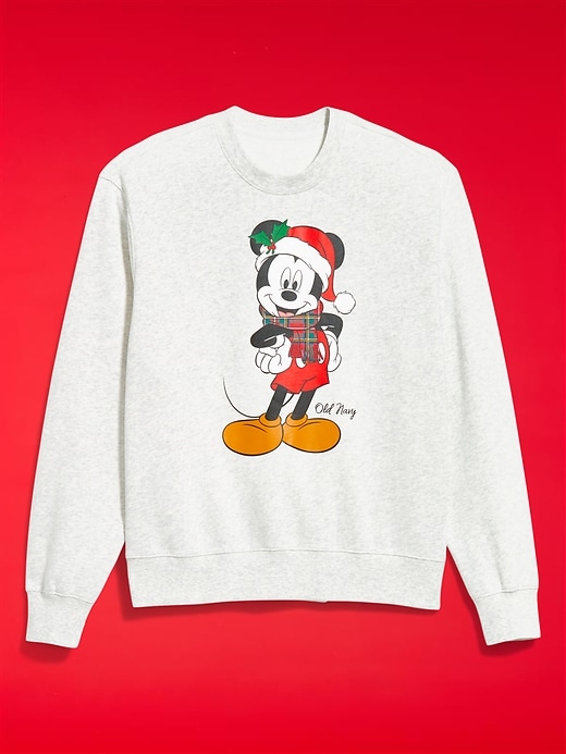 Image number 4 showing, Old Navy x Disney Mickey Mouse Oversized Holiday-Graphic Sweatshirt for Men