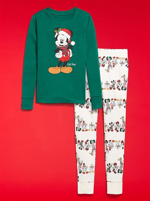 Image number 3 showing, Old Navy x Disney Gender-Neutral Snug-Fit Graphic Pajama Set for Kids