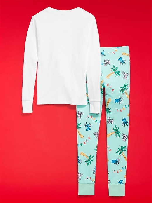 Image number 2 showing, Old Navy x Disney Gender-Neutral Snug-Fit Graphic Pajama Set for Kids