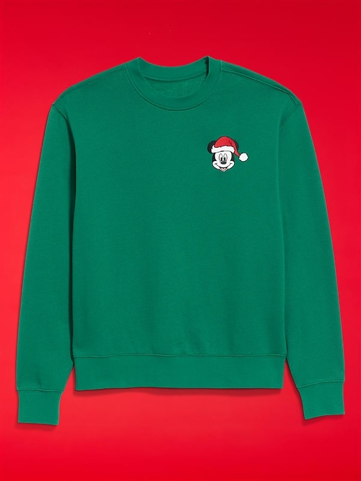 Image number 4 showing, Old Navy x Disney Mickey Mouse Oversized Holiday-Graphic Sweatshirt for Men