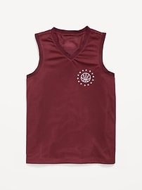 Image number 1 showing, Mesh Graphic Basketball Tank Top for Boys