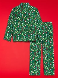 Image number 2 showing, Old Navy x Disney Gender-Neutral Button-Front Graphic Pajama Set for Kids