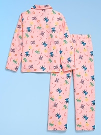 Image number 2 showing, Old Navy x Disney Gender-Neutral Button-Front Graphic Pajama Set for Kids