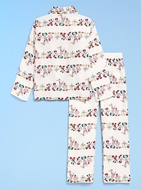 Image number 2 showing, Old Navy x Disney Gender-Neutral Button-Front Graphic Pajama Set for Kids