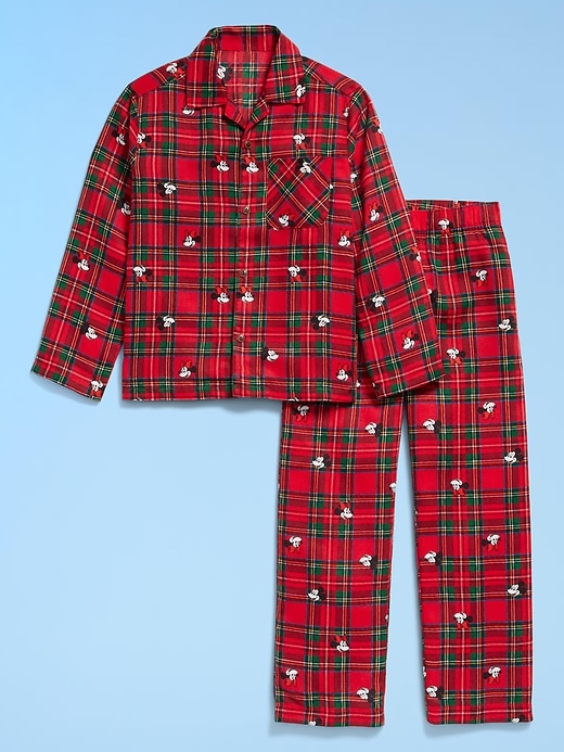 Image number 3 showing, Old Navy x Disney Gender-Neutral Button-Front Graphic Pajama Set for Kids