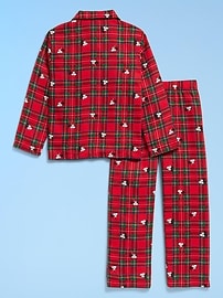 Image number 2 showing, Old Navy x Disney Gender-Neutral Button-Front Graphic Pajama Set for Kids