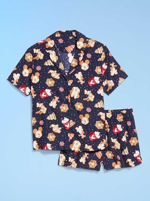 Image number 4 showing, Old Navy x Disney Printed Flannel Pajama Short Set for Women