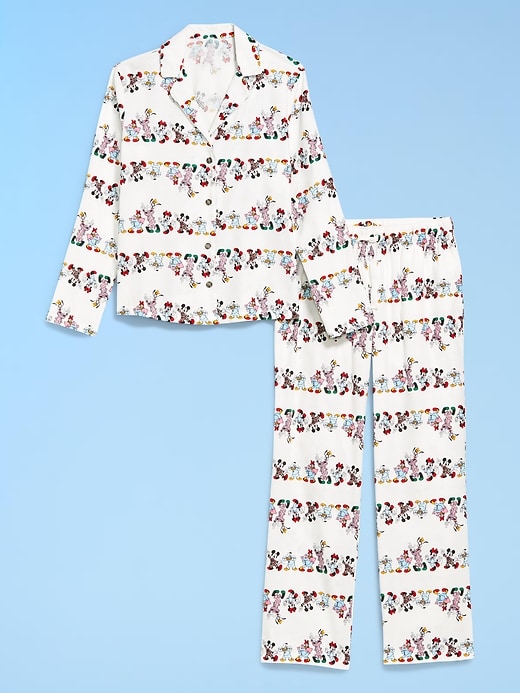 Image number 4 showing, Old Navy x Disney Mickey Mouse & Friends Printed Flannel Pajama Set for Women