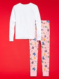 Image number 2 showing, Old Navy x Disney Gender-Neutral Graphic Snug-Fit Pajama Set for Kids