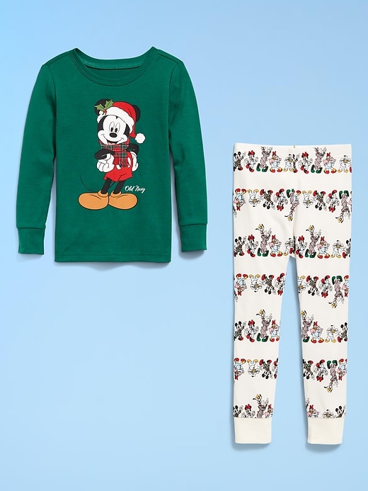 Image number 4 showing, Old Navy x Disney Unisex Graphic Snug-Fit Pajama Set for Toddler & Baby