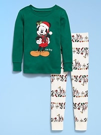 Image number 3 showing, Old Navy x Disney Unisex Graphic Snug-Fit Pajama Set for Toddler & Baby