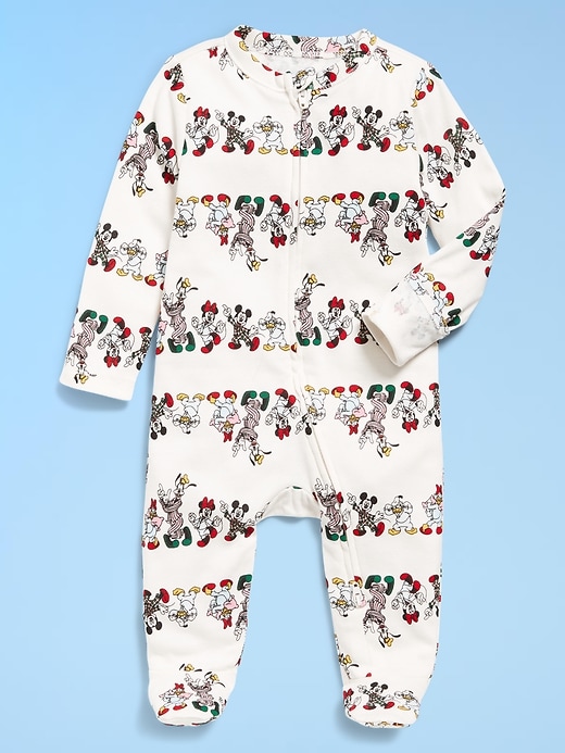 Image number 1 showing, Old Navy x Disney 2-Way-Zip Sleep & Play Footed One-Piece for Baby