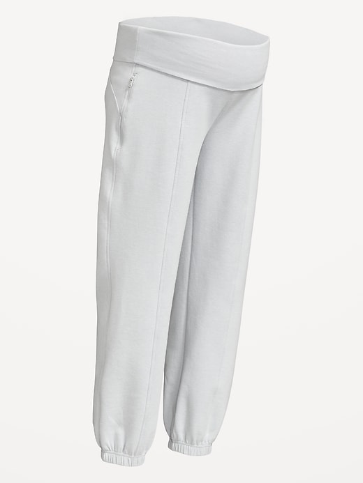 Image number 2 showing, Maternity Dynamic Fleece Rollover Waist Joggers
