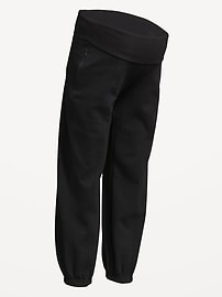Image number 2 showing, Maternity Dynamic Fleece Rollover Waist Joggers