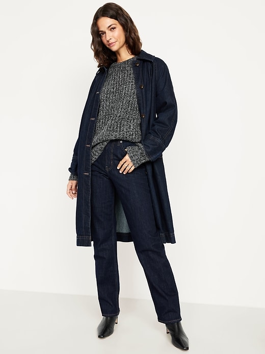 Image number 3 showing, Shaker-Stitch Crew-Neck Tunic Sweater