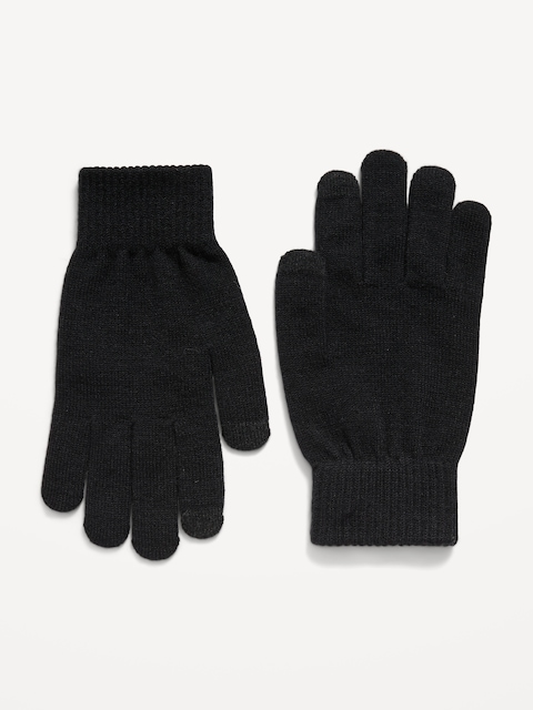 Knit Gloves for Women - Black Jack